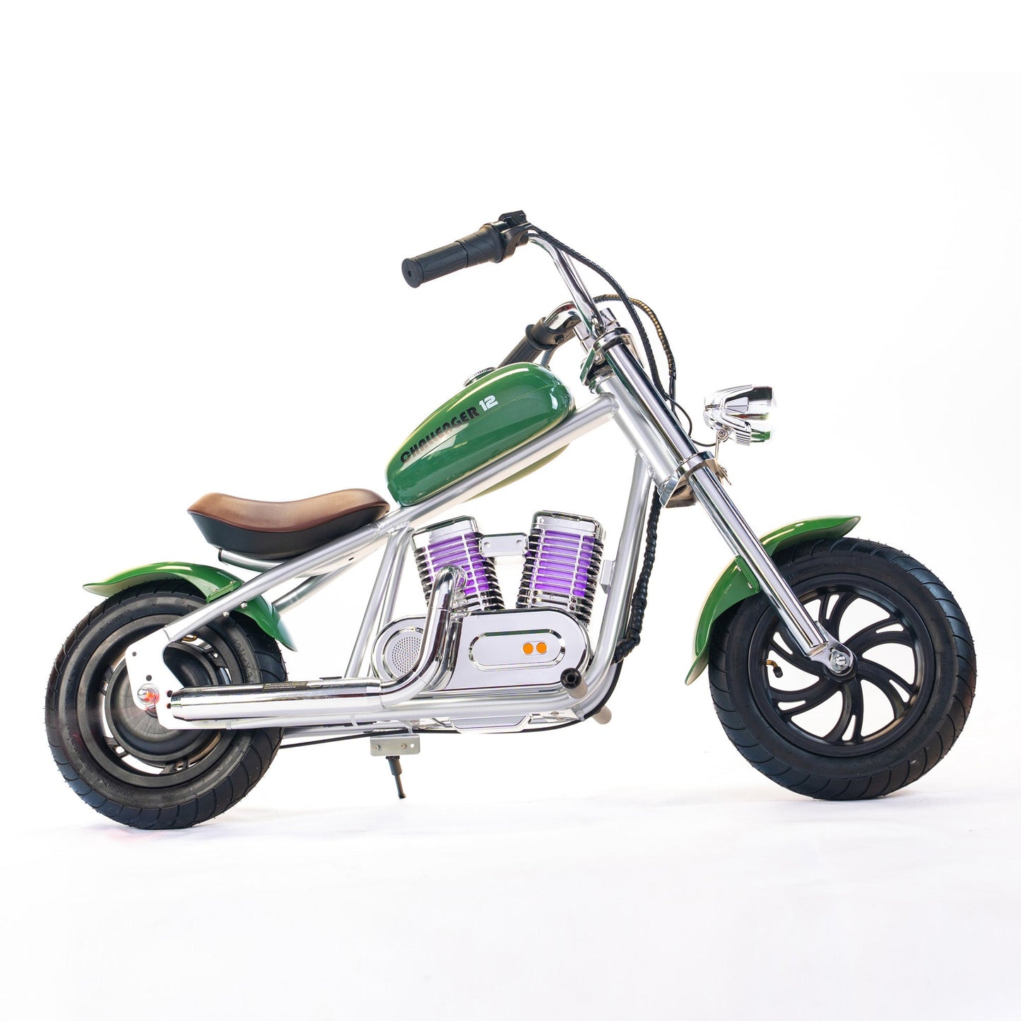 Mini Electric Dirt Bike Motorcycle for Kids with App, Speaker, Smoke, Lights - Challenger 12 Pro