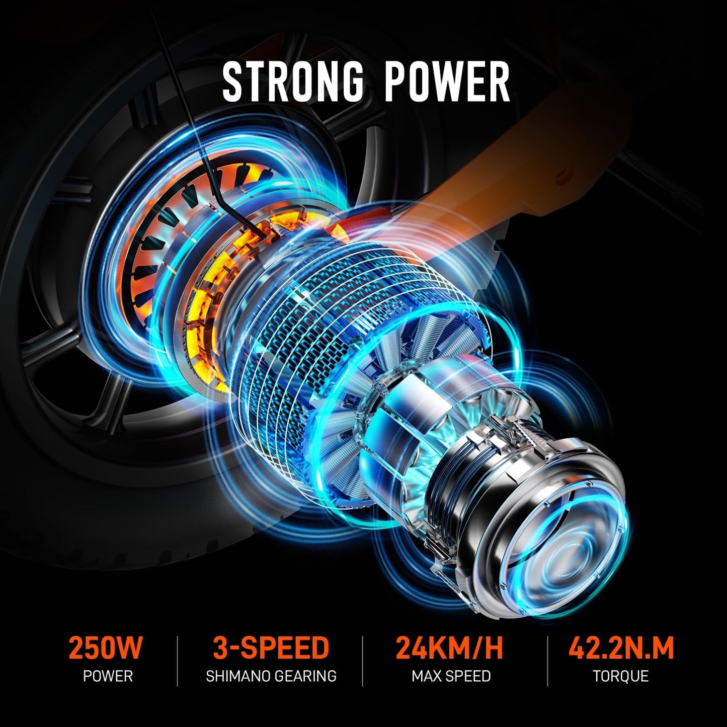 Motorbike 10Mph Electric Motorcycle for Teenagers with Bluetooth Speaker and APP - Discover 14 Plus