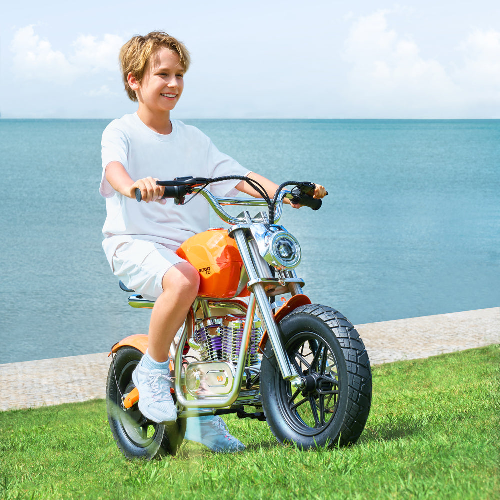Motorbike 10Mph Electric Motorcycle for Teenagers with Bluetooth Speaker and APP - Discover 14 Plus