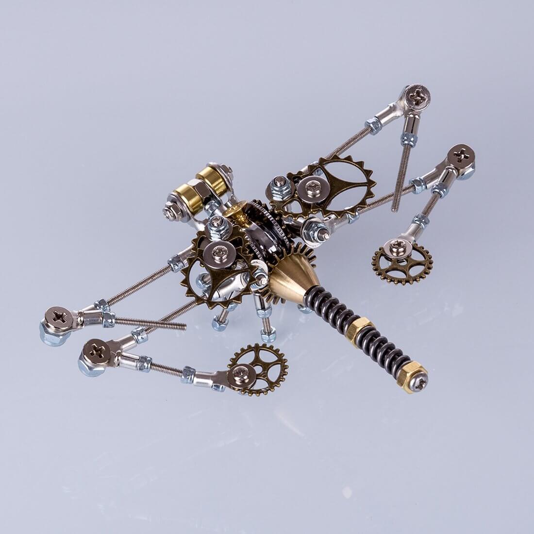 152Pcs 3D DIY Metal Mechanical Dragonfly Insect Puzzle Model Jigsaw
