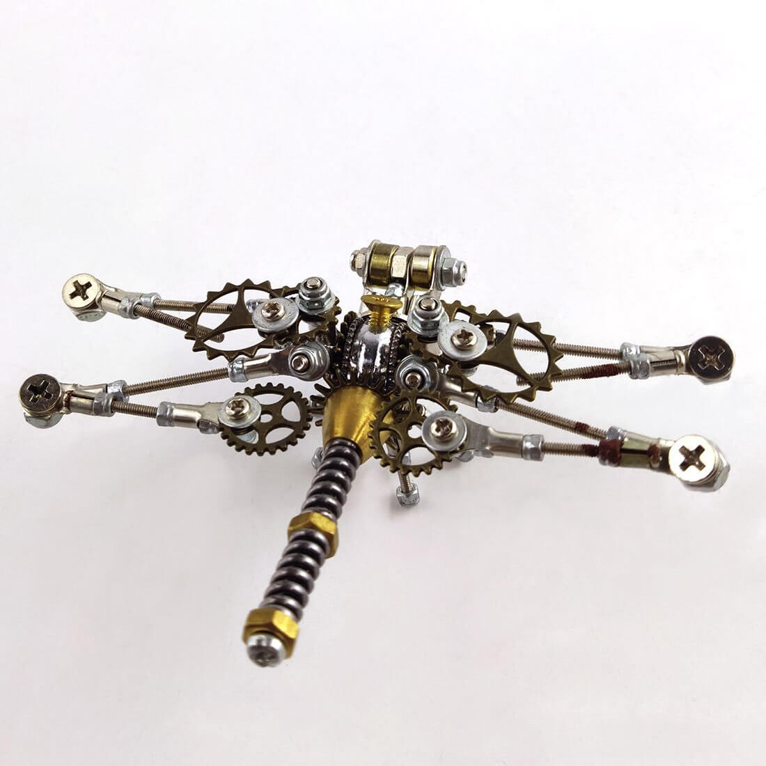 152Pcs 3D DIY Metal Mechanical Dragonfly Insect Puzzle Model Jigsaw