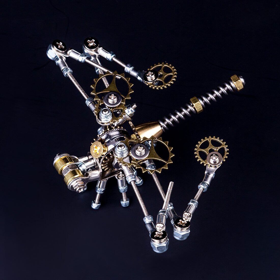 152Pcs 3D DIY Metal Mechanical Dragonfly Insect Puzzle Model Jigsaw