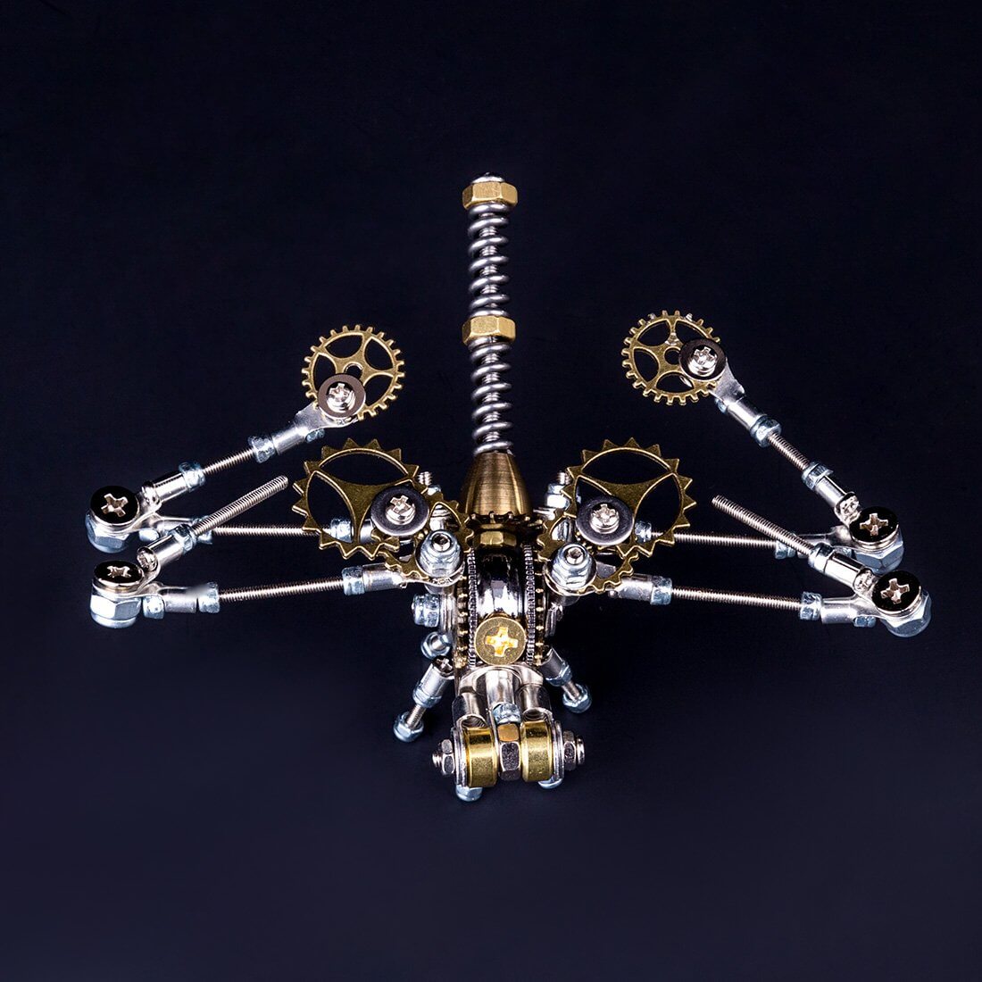 152Pcs 3D DIY Metal Mechanical Dragonfly Insect Puzzle Model Jigsaw