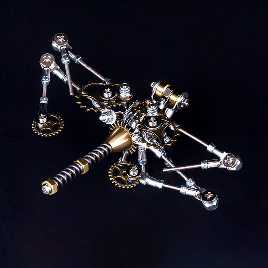 152Pcs 3D DIY Metal Mechanical Dragonfly Insect Puzzle Model Jigsaw
