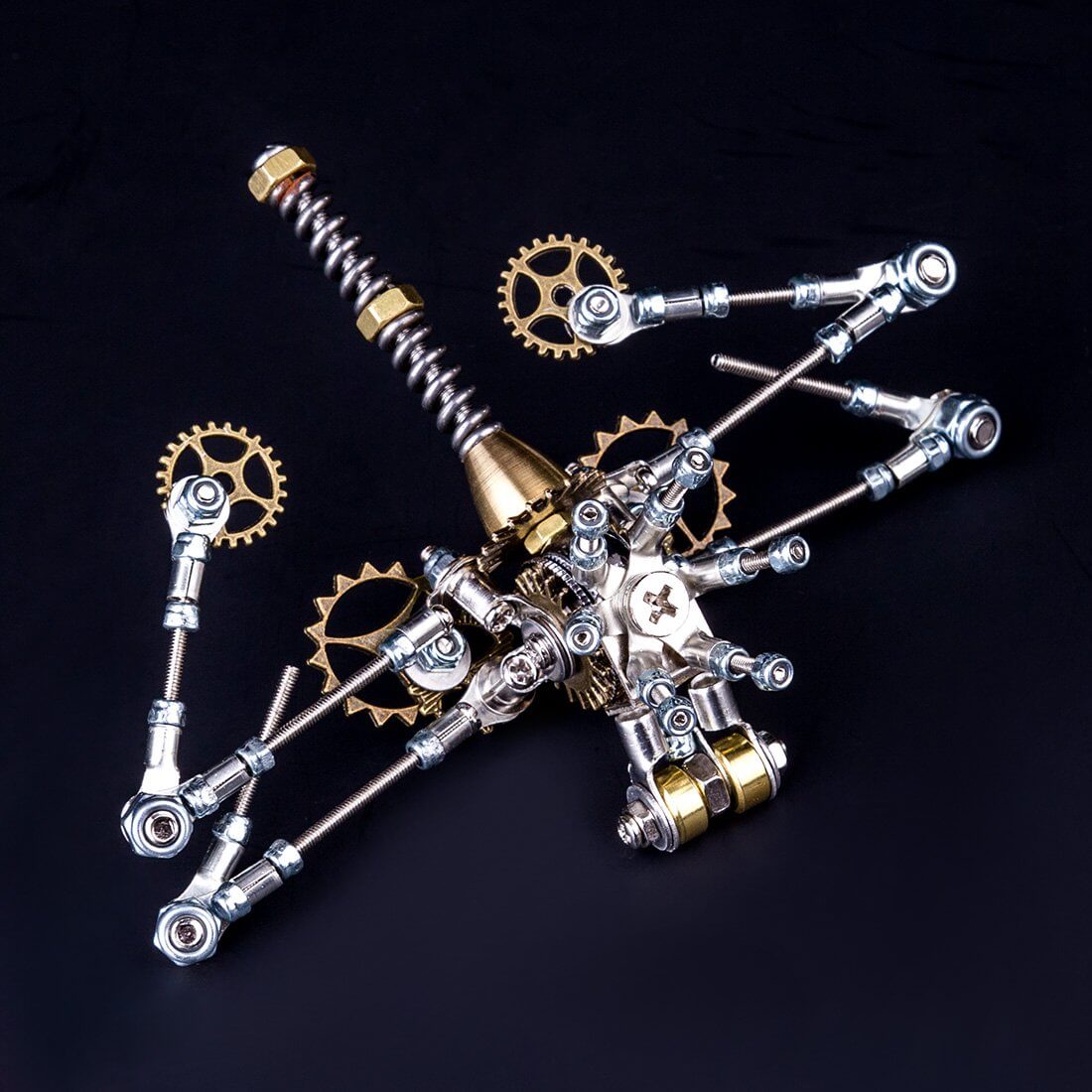 152Pcs 3D DIY Metal Mechanical Dragonfly Insect Puzzle Model Jigsaw