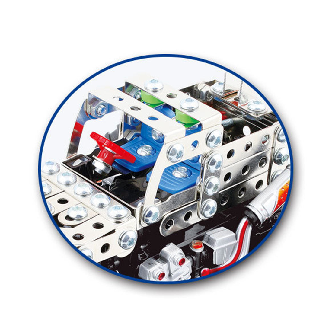 170Pcs+ DIY Metal Remote Control Dancing Car Puzzle Model Kit