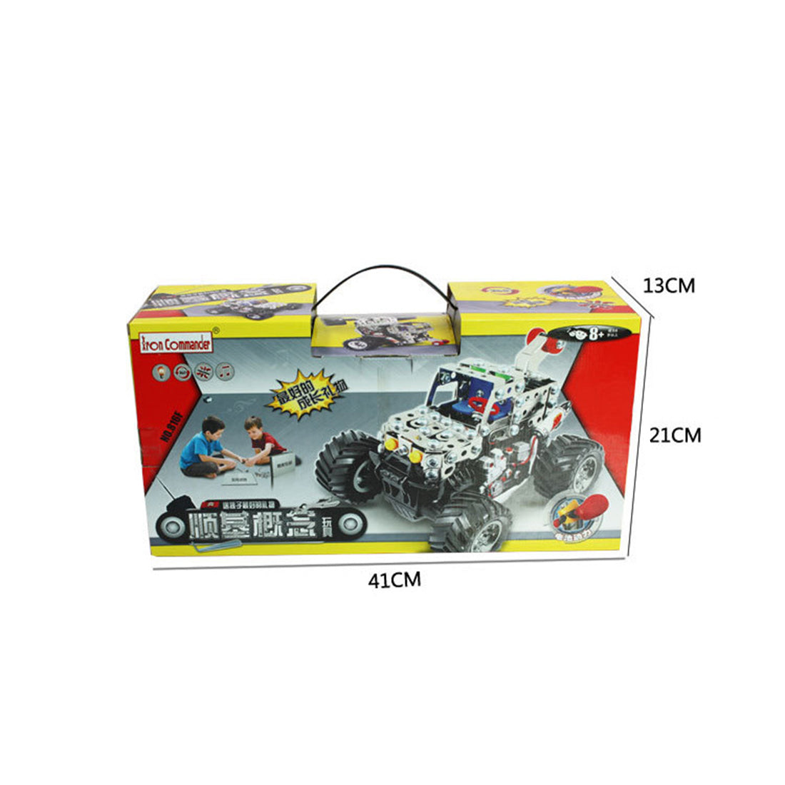 170Pcs+ DIY Metal Remote Control Dancing Car Puzzle Model Kit