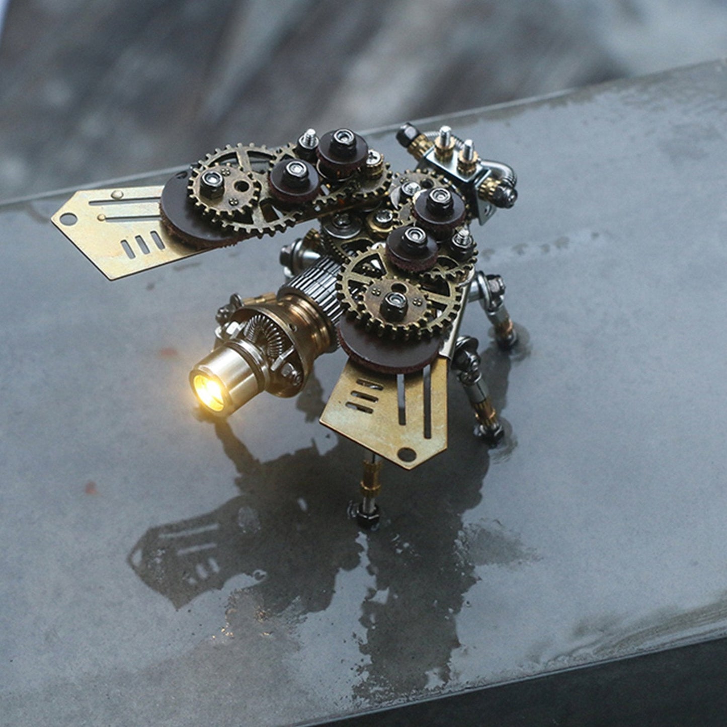 265Pcs Metal Mechanical Firefly Insect 3D DIY Assembly Model Kit for Adult