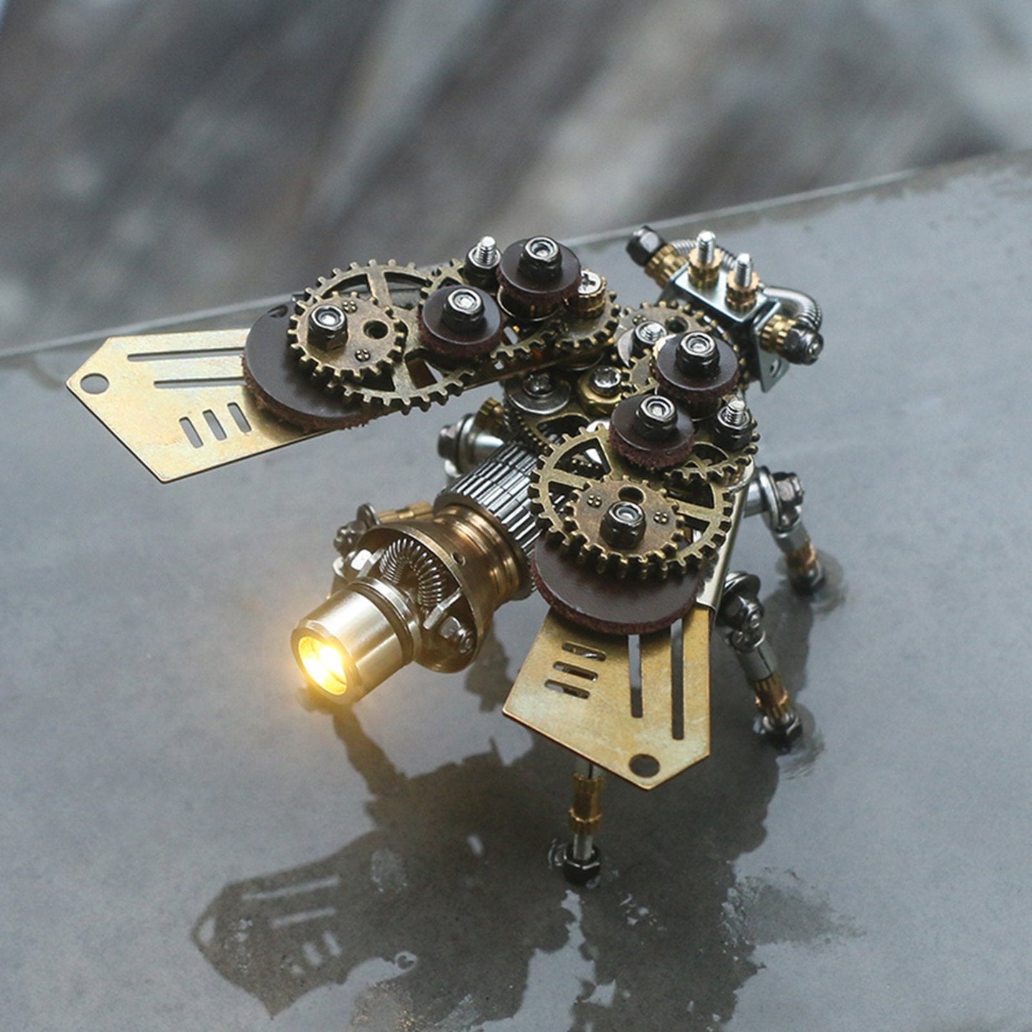 265Pcs Metal Mechanical Firefly Insect 3D DIY Assembly Model Kit for Adult