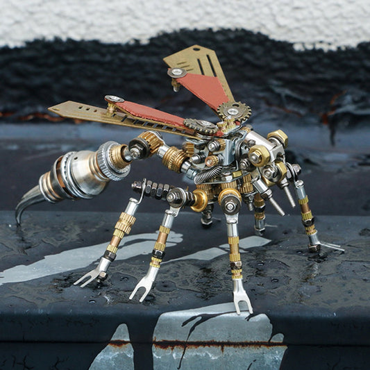 295Pcs Assembly Metal Mechanical 3D Wasp Insect Puzzle Model Adult