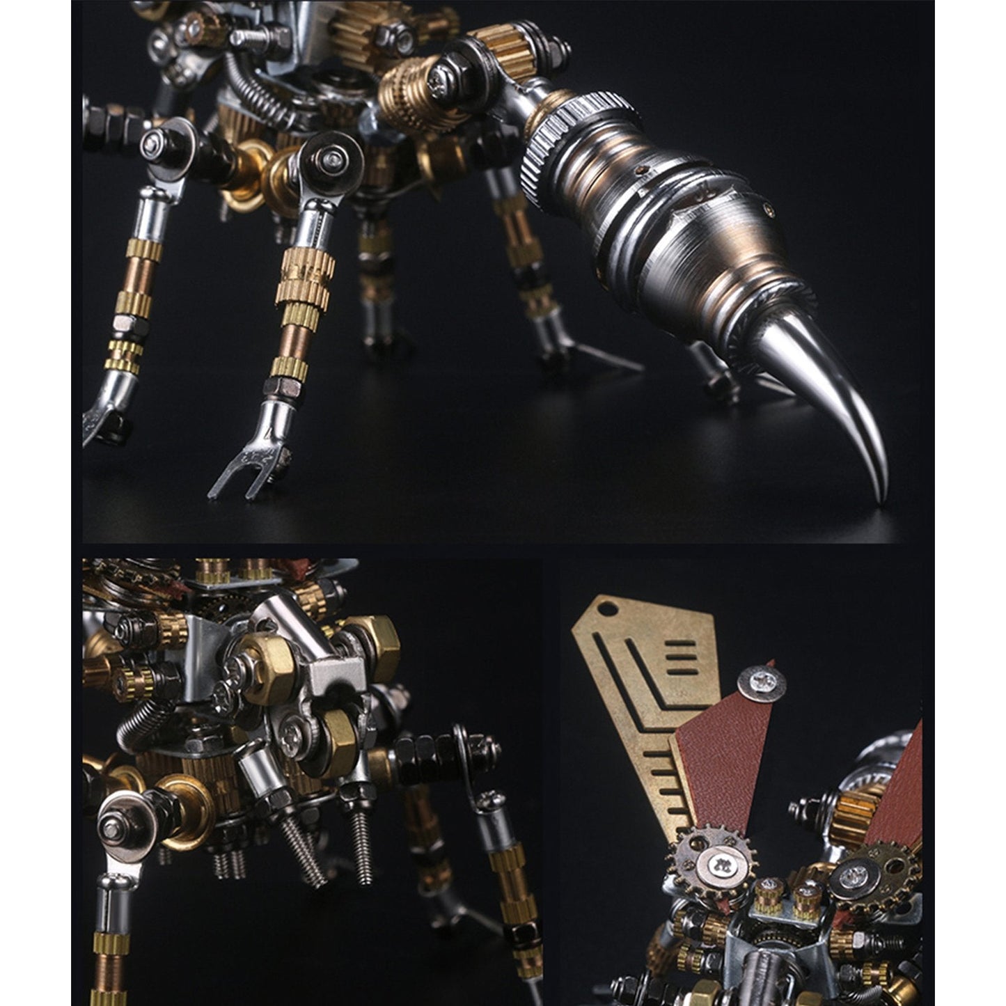 295Pcs Assembly Metal Mechanical 3D Wasp Insect Puzzle Model Adult