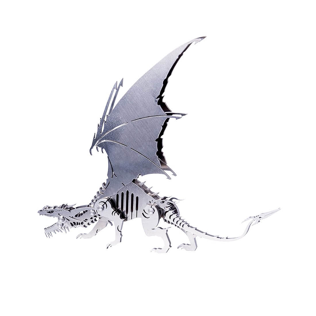 2pcs 3D Ice Dragon Flying Dragon DIY Assembled Metal Model Puzzle Toys