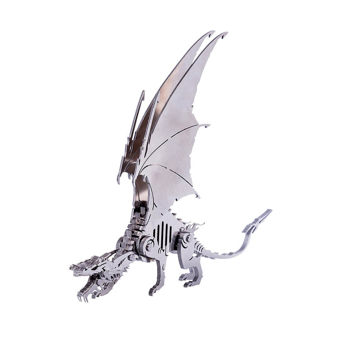 2pcs 3D Ice Dragon Flying Dragon DIY Assembled Metal Model Puzzle Toys