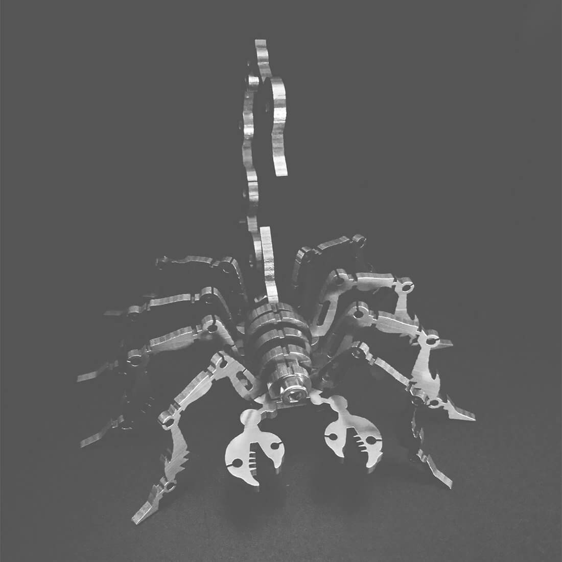 2pcs Little Scorpion & Spider King DIY Stainless Steel Metal Puzzle Model