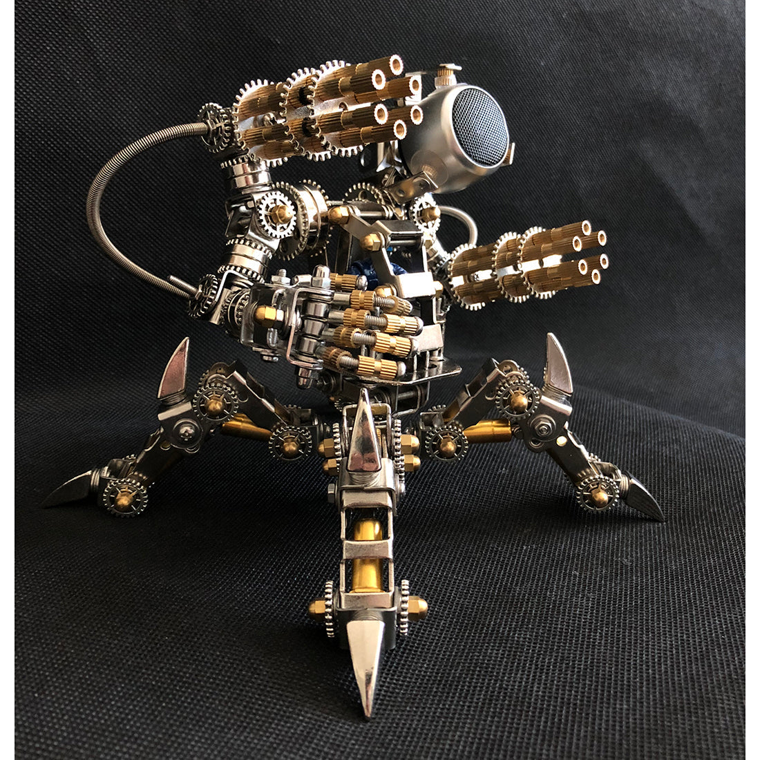 313Pcs Assembly 3D Puzzle Model Magnetic Chaser Hunter Mecha Model Bluetooth Speakers