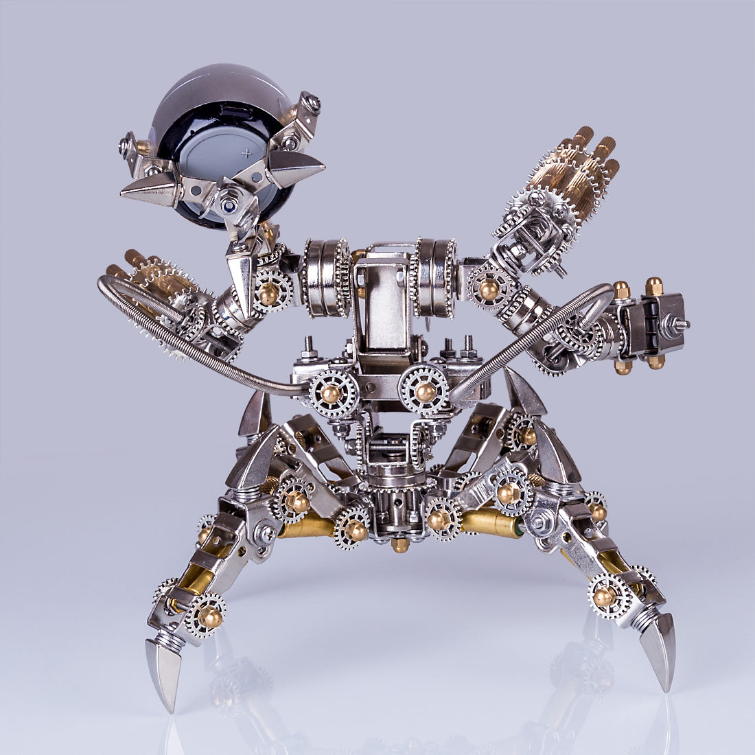 313Pcs Assembly 3D Puzzle Model Magnetic Chaser Hunter Mecha Model Bluetooth Speakers