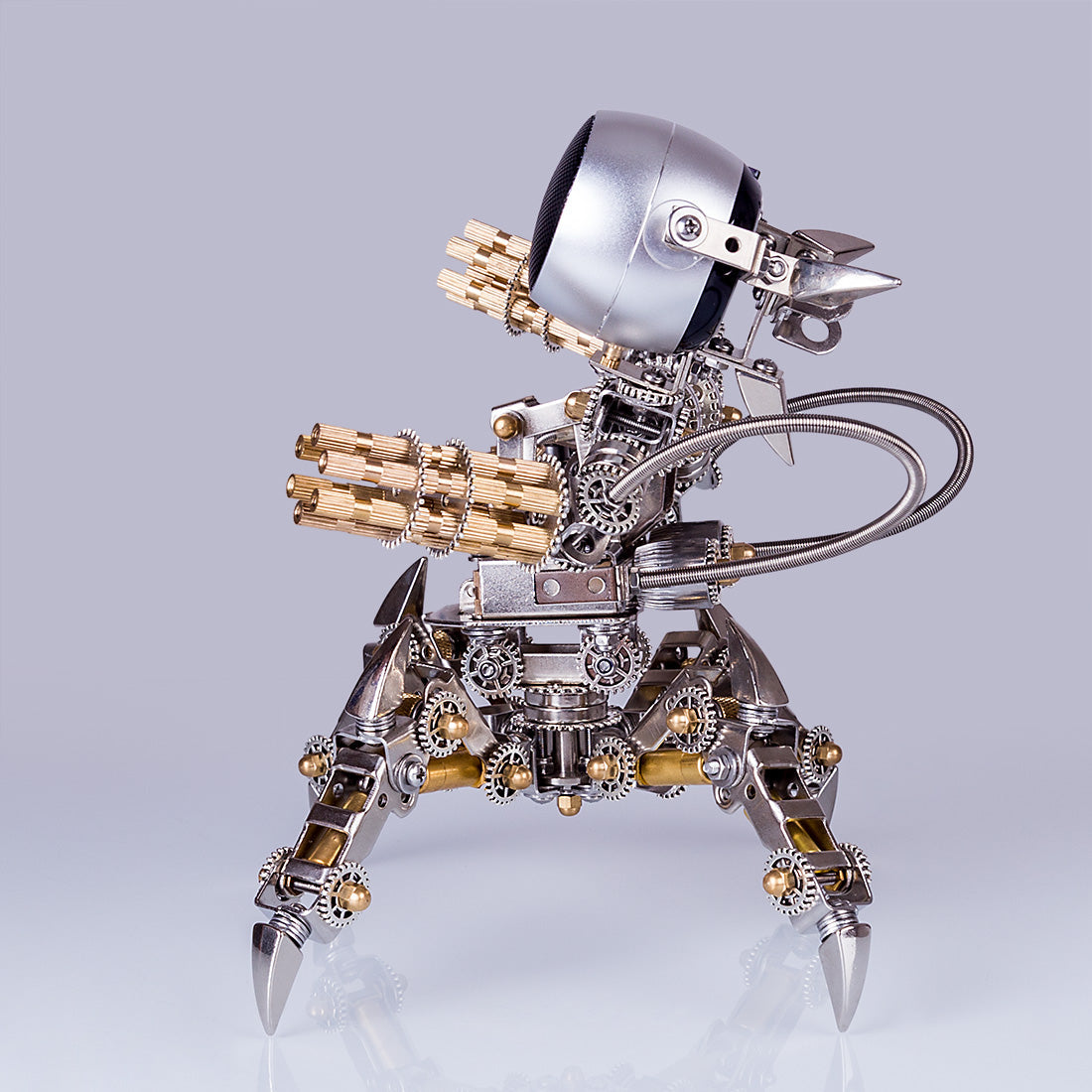 313Pcs Assembly 3D Puzzle Model Magnetic Chaser Hunter Mecha Model Bluetooth Speakers