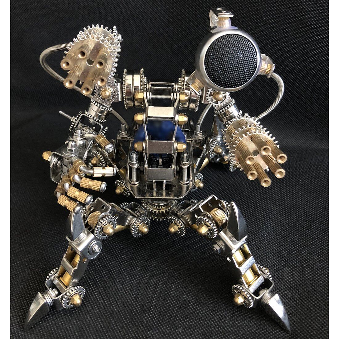 313Pcs Assembly 3D Puzzle Model Magnetic Chaser Hunter Mecha Model Bluetooth Speakers