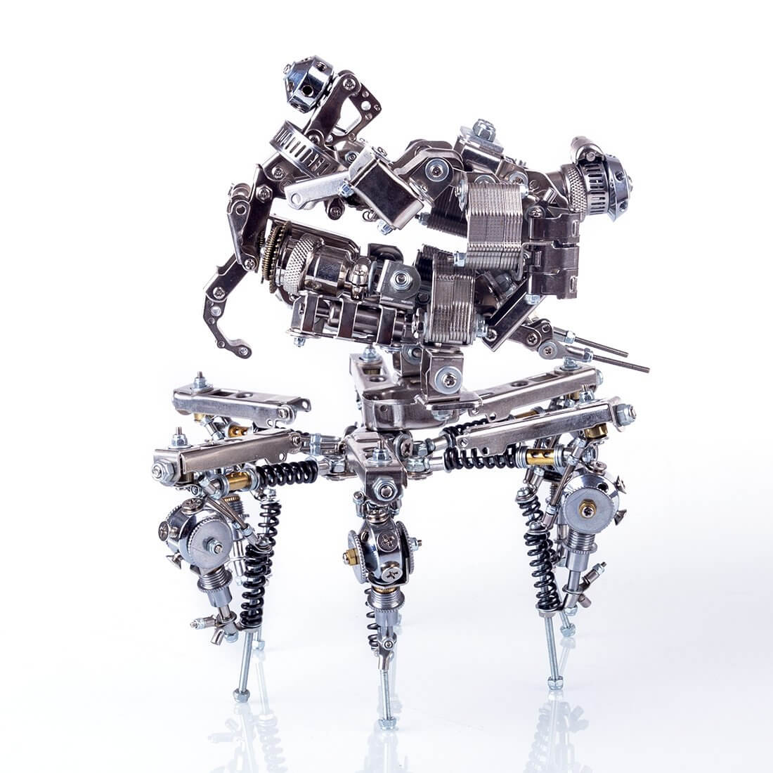 3D DIY Metal Mechanical Satellite Explorer Assembly Puzzle Model Toys