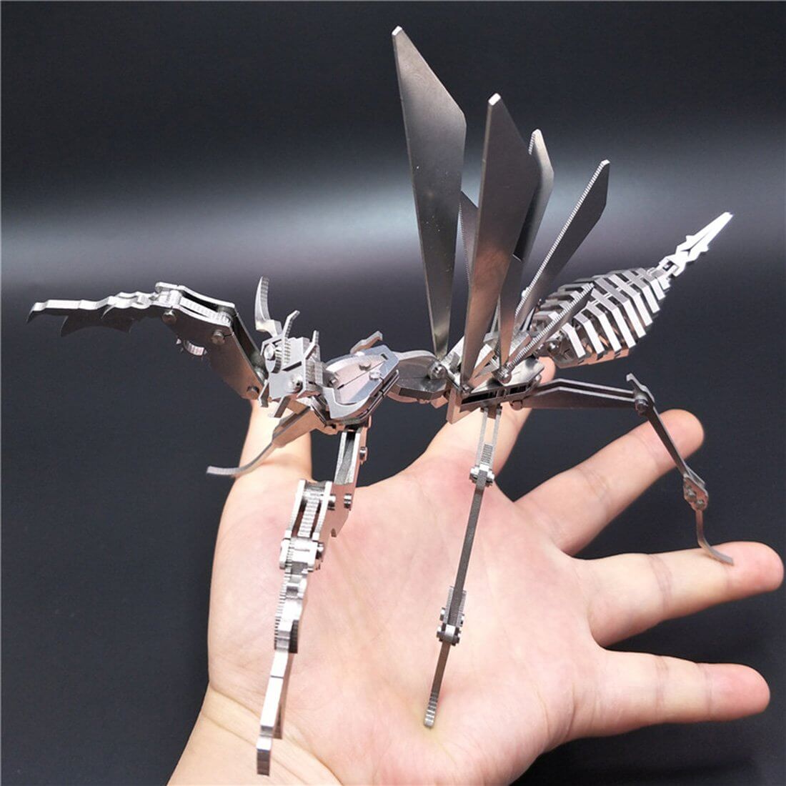 3PCS DIY 3D Mantis Beatles Cicada Assembled Model Puzzle