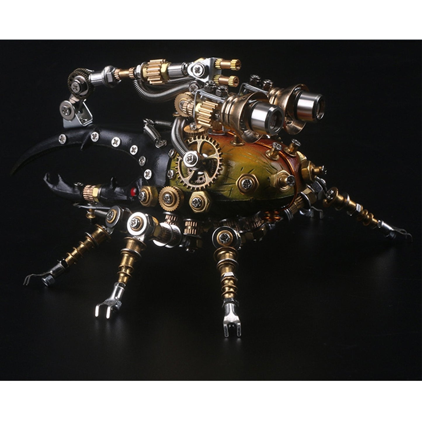 3Pcs Metal 3D Eastern Lucaninae Beetles Insect Mechanical Assembly Model
