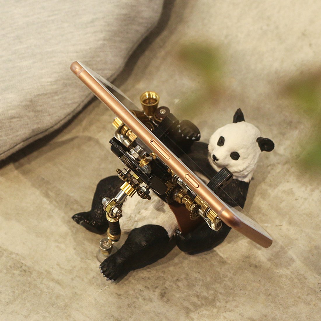 3Pcs Set DIY Metal Assembly Panda Series Model Kit for Home Collection Decor