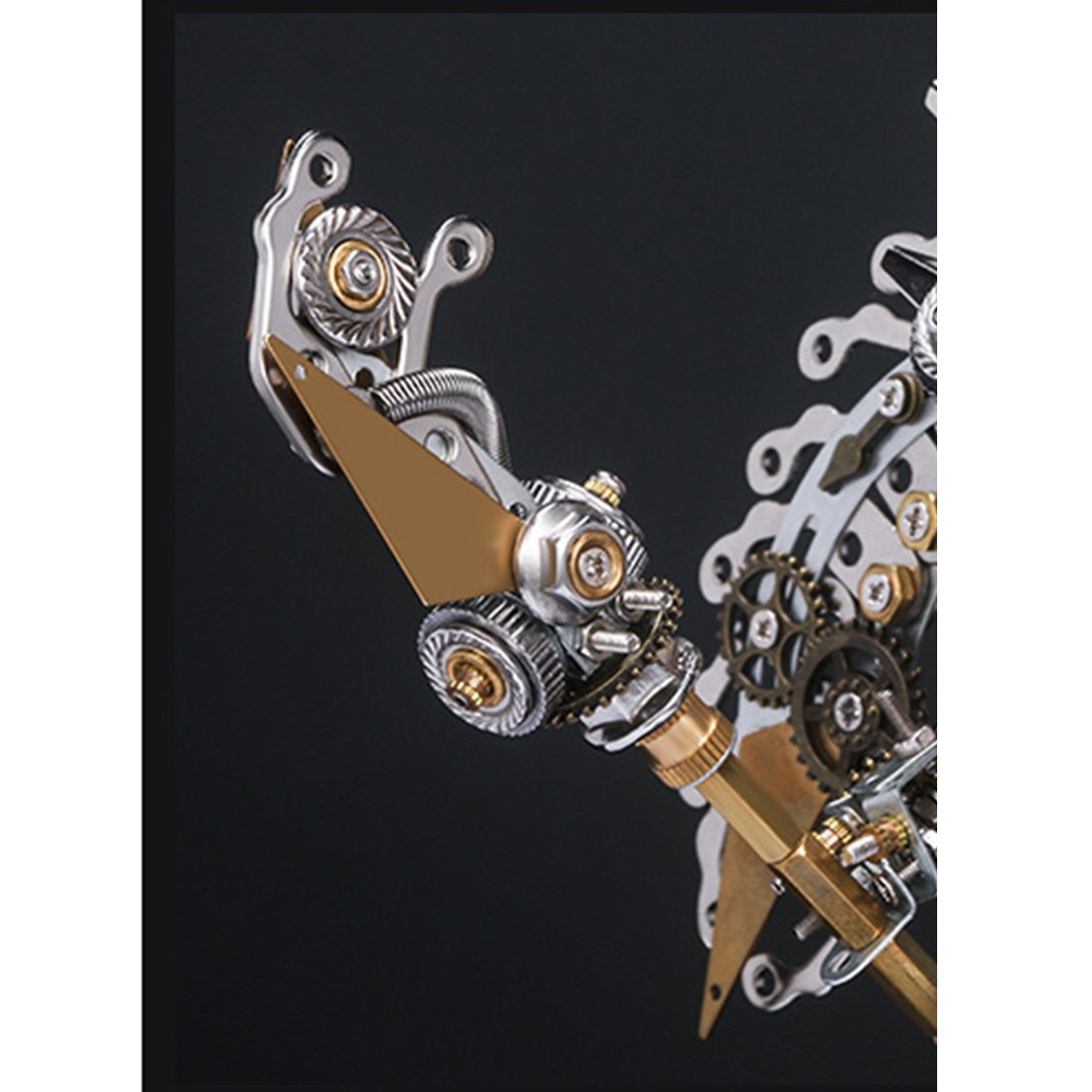 400+Pcs DIY Metal Mechanical Ancient 3D Fighting Solider Mecha Assembly Model Kit Adult