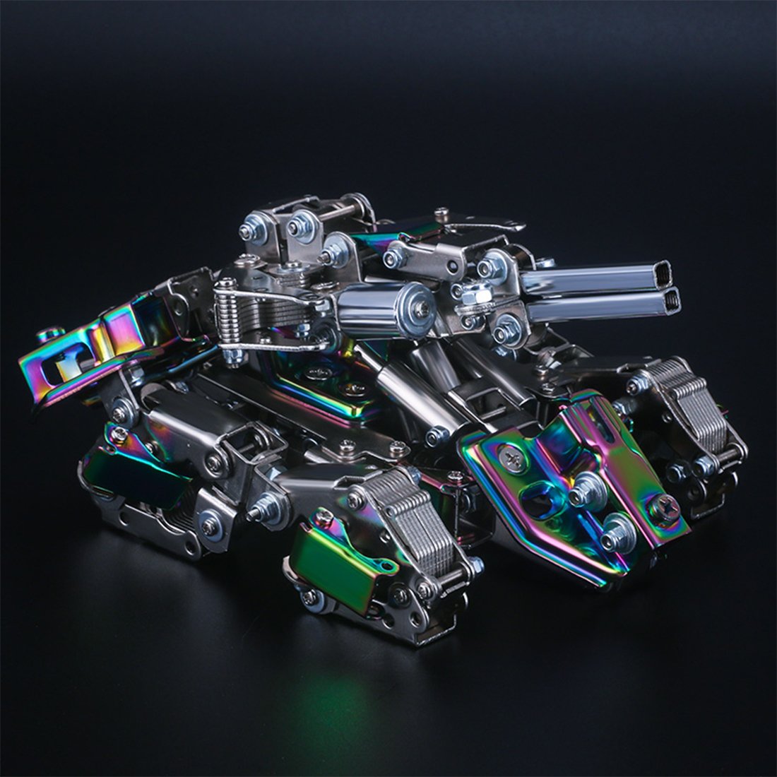 415Pcs DIY Tank Mecha Metal 3D Assembly Puzzle Model Kit