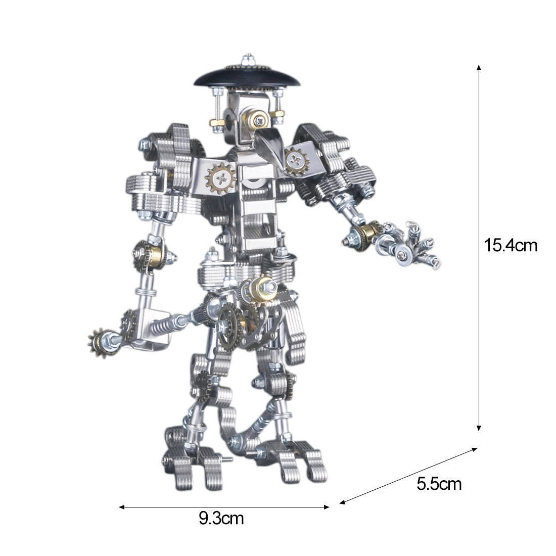 434Pcs Metal Woodpecker Priest Mecha Model Building Kit Assembly Phone Holder