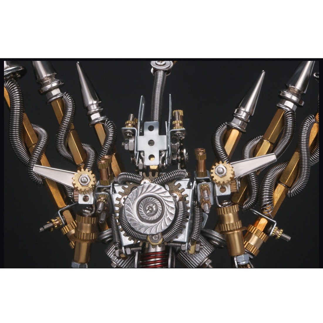 4pcs Assembly DIY Metal 3D Oriental Ancient Fighting Soldier Mecha Figure Team Model Kit Adult