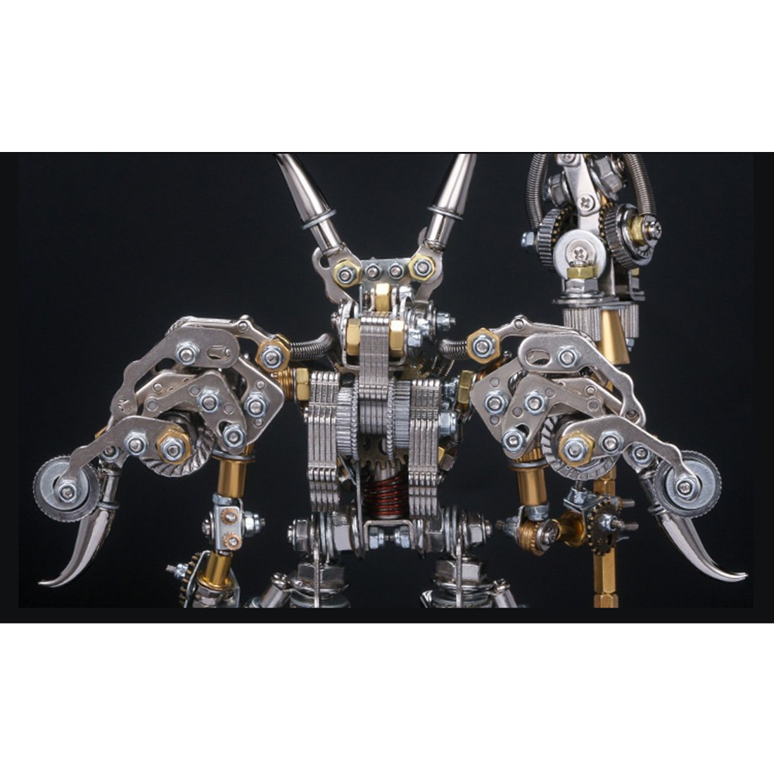 4pcs Assembly DIY Metal 3D Oriental Ancient Fighting Soldier Mecha Figure Team Model Kit Adult