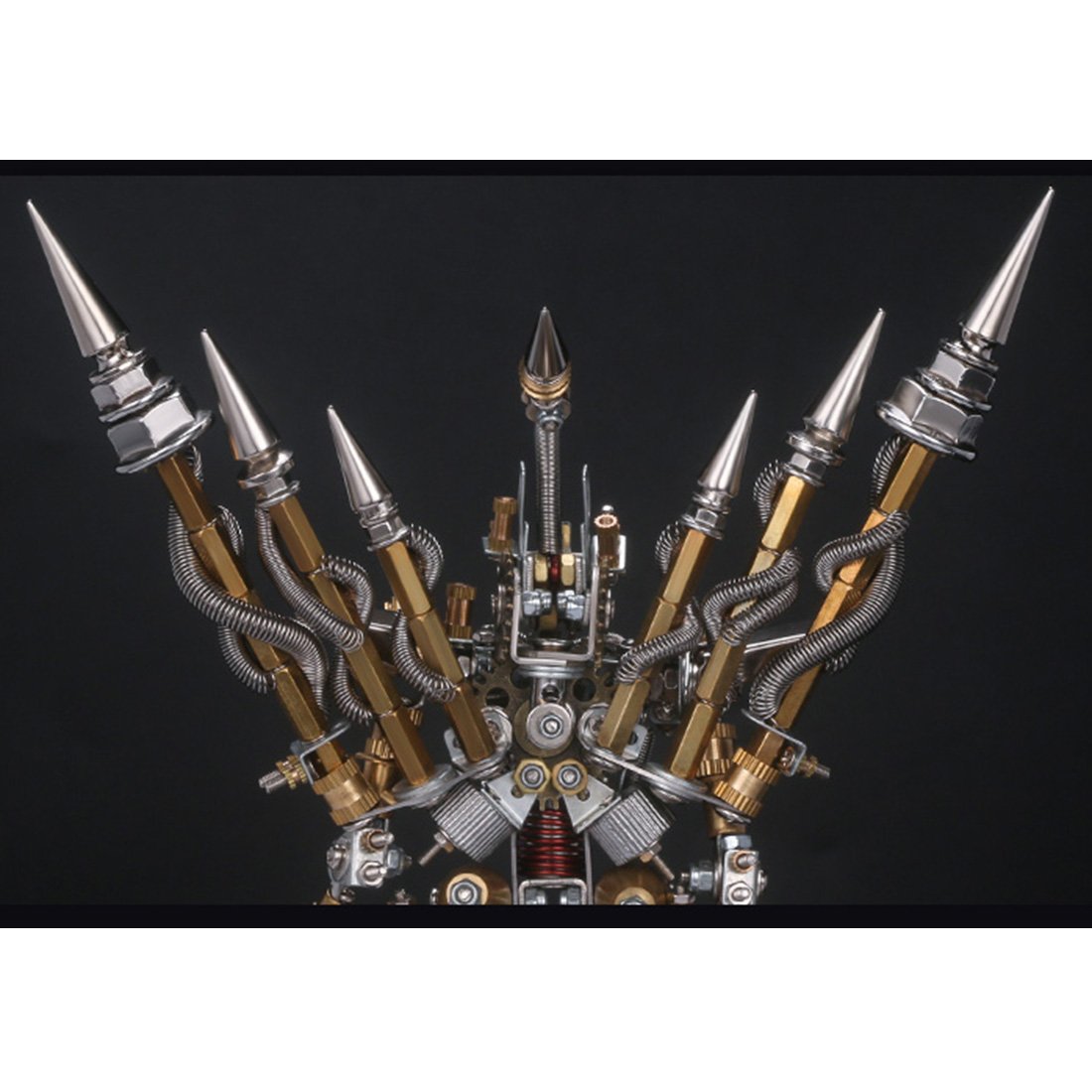 4pcs Assembly DIY Metal 3D Oriental Ancient Fighting Soldier Mecha Figure Team Model Kit Adult