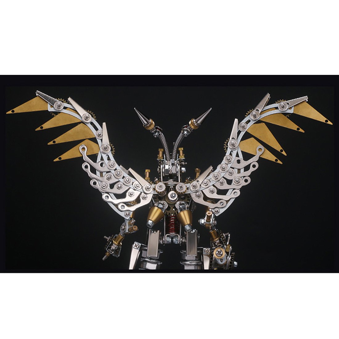 4pcs Assembly DIY Metal 3D Oriental Ancient Fighting Soldier Mecha Figure Team Model Kit Adult