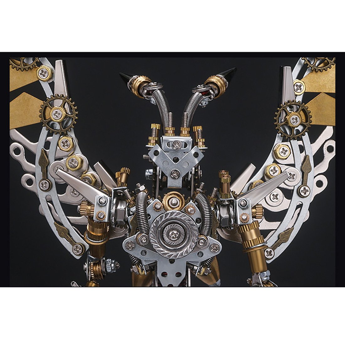 4pcs Assembly DIY Metal 3D Oriental Ancient Fighting Soldier Mecha Figure Team Model Kit Adult