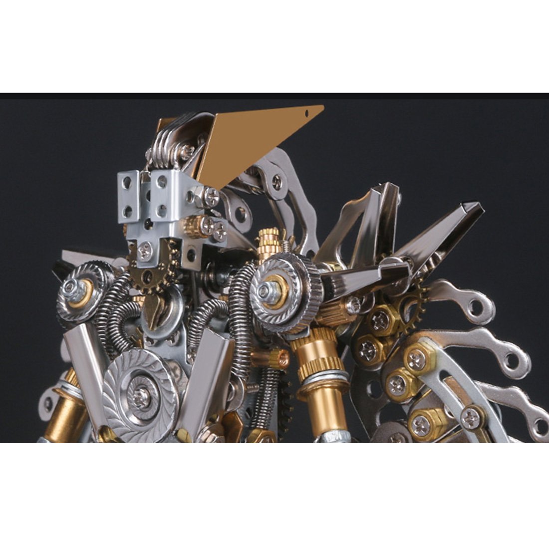 4pcs Assembly DIY Metal 3D Oriental Ancient Fighting Soldier Mecha Figure Team Model Kit Adult