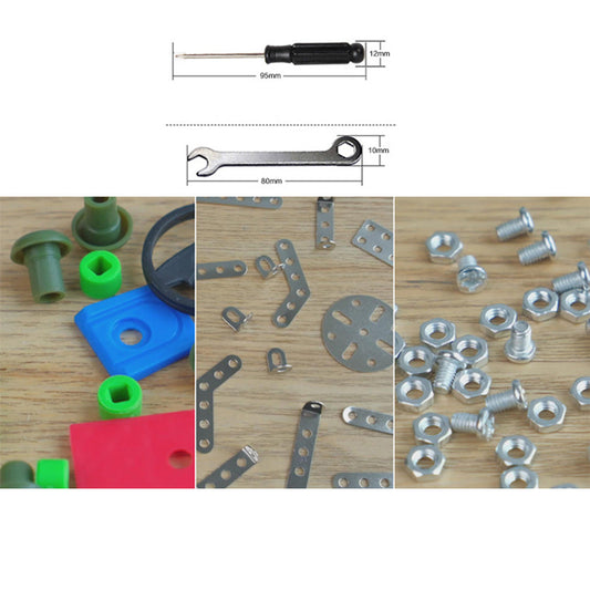 Kit de construcción de maquetas de hotel de Dubái de metal 3D de 552 piezas