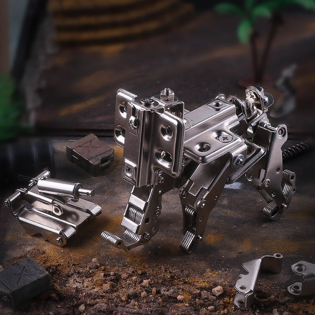6 in 1 DIY Metal Assembly 3D Dinosaur Model Puzzle Kits
