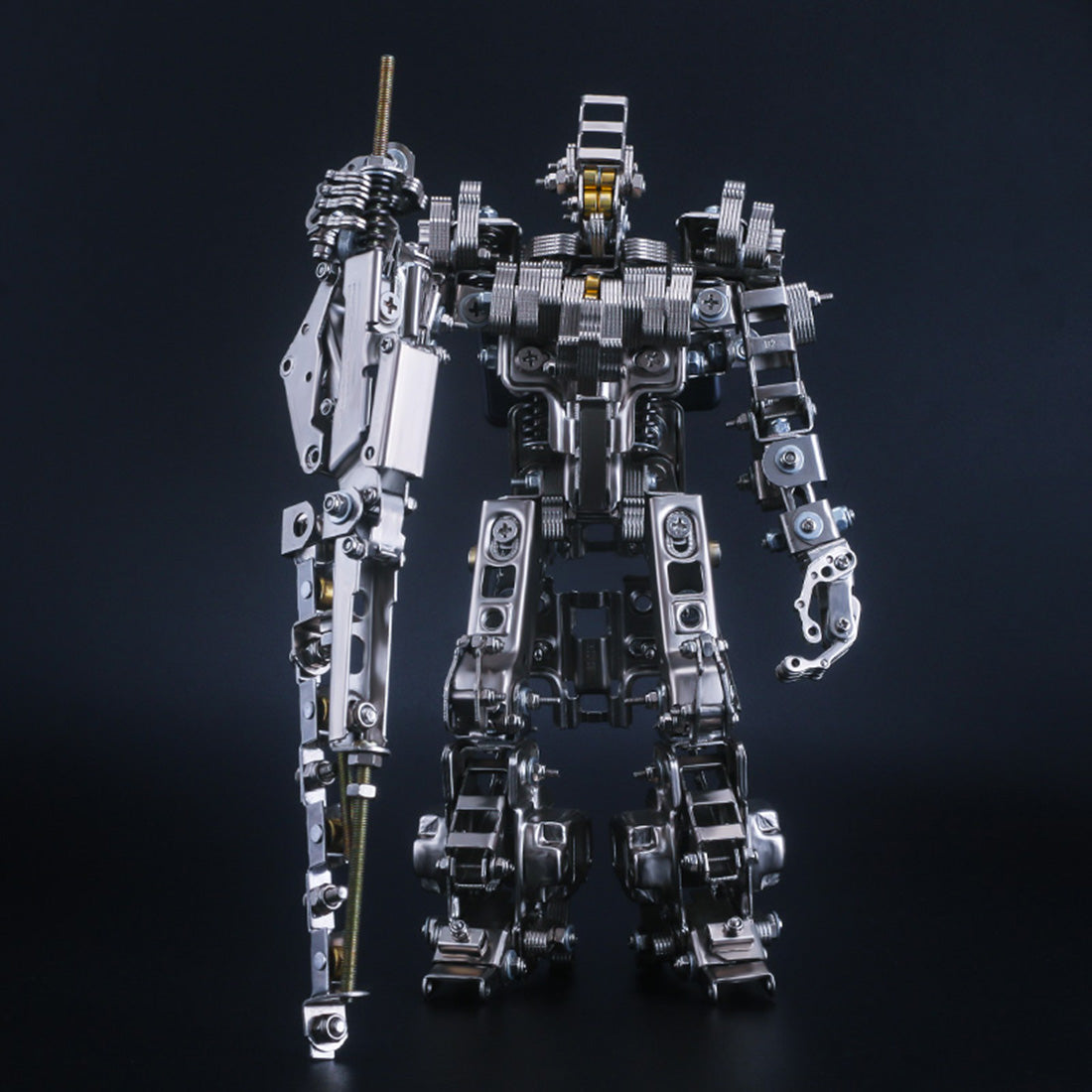 638Pcs Blade Master Metal War Assault Mecha Assembly Model Kit Phone Holder 2in1