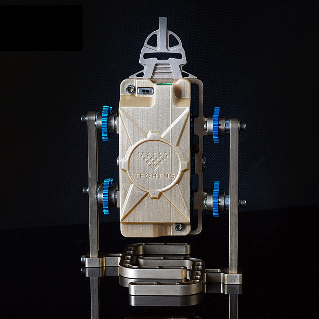 Teching 67pcs Metal Assembly Smart Controlled Pedestrian Walking Robot Model Toy for Adult