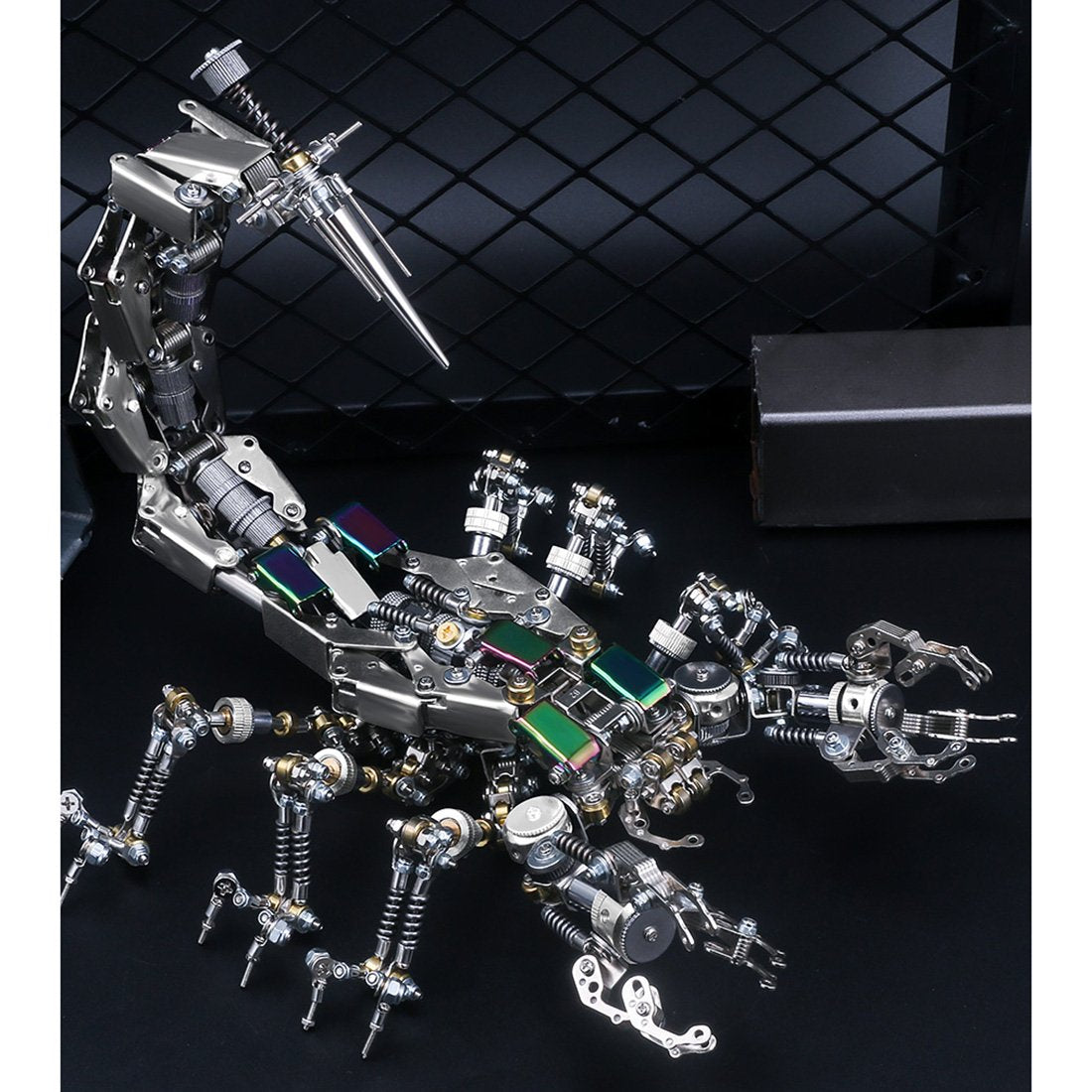 995pcs Metal Assembled Big 3D Scorpion Mecha GRINDER Model for Collection Gift Adult