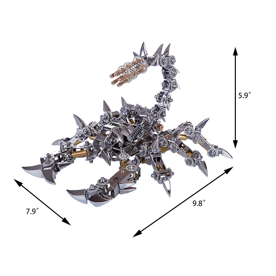 Assembly 2-in-1 Mechanical Tarantula Scorpion 3D Puzzle Model Bluetooth Speaker