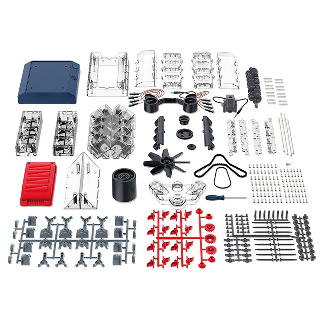 Assembly 270pcs V8 Car Engine Model Kit Science Experiment Puzzle Stem Toy