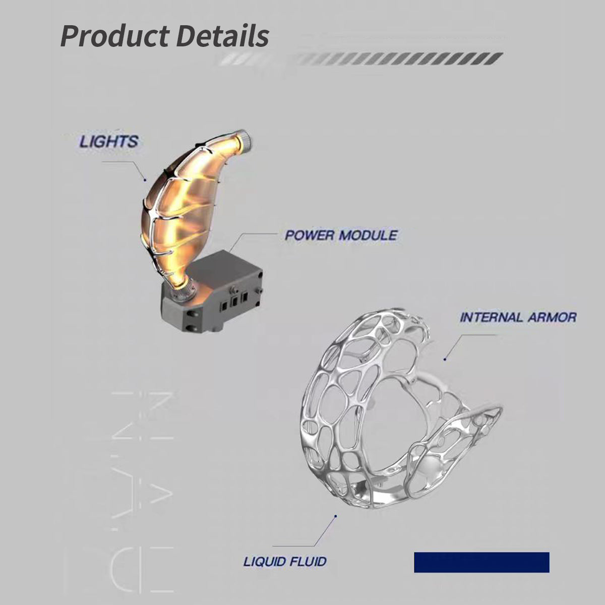 اصنع بنفسك طقم Nautilus ميكانيكي حركي ثلاثي الأبعاد معدني عالي الجودة مع إضاءة، اطلب مسبقًا