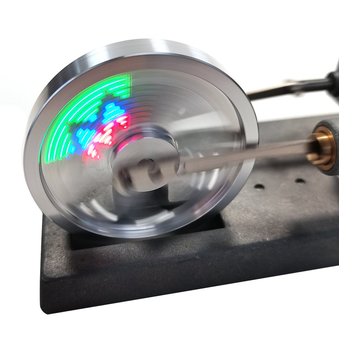 Custoimized γ-Type DIY Luminous Flywheel Sterling Engine Kit Science Lab Toys