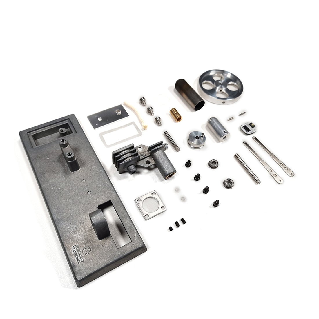 Custoimized γ-Type DIY Luminous Flywheel Sterling Engine Kit Science Lab Toys