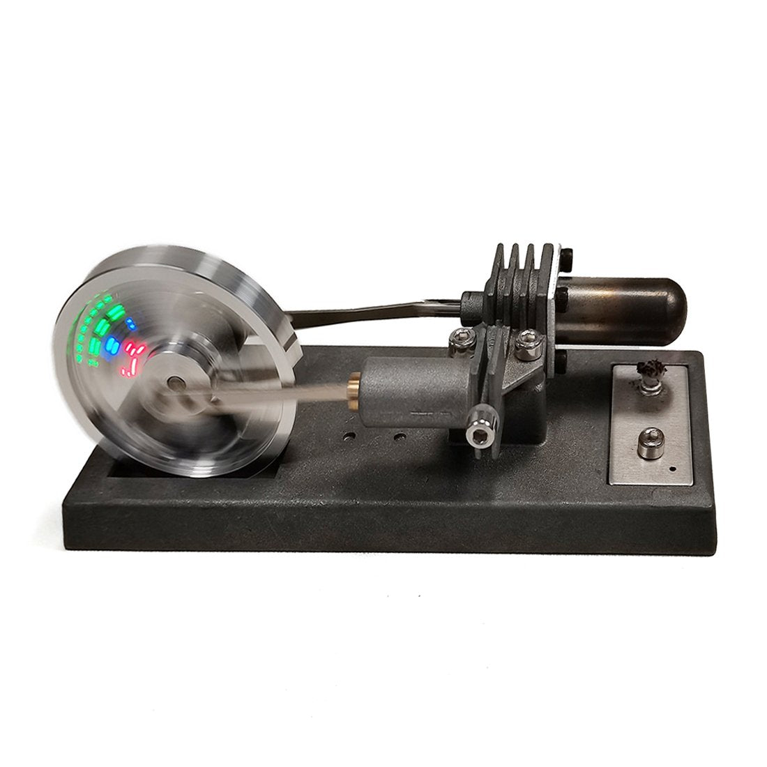 Custoimized γ-Type DIY Luminous Flywheel Sterling Engine Kit Science Lab Toys