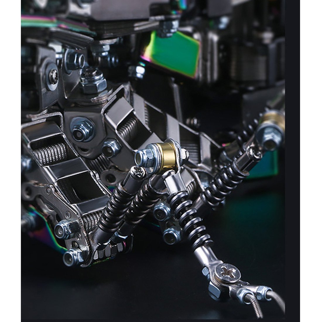 Customized 995pcs Mechanical Cockroach Mecha Metal Assembled Insect Model with Bluetooth Speaker