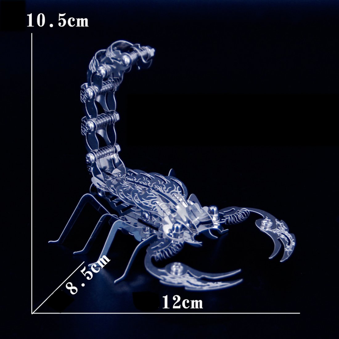 DIY 3D Metal Mini Scorpion Assembly Model Kits Puzzle Toy