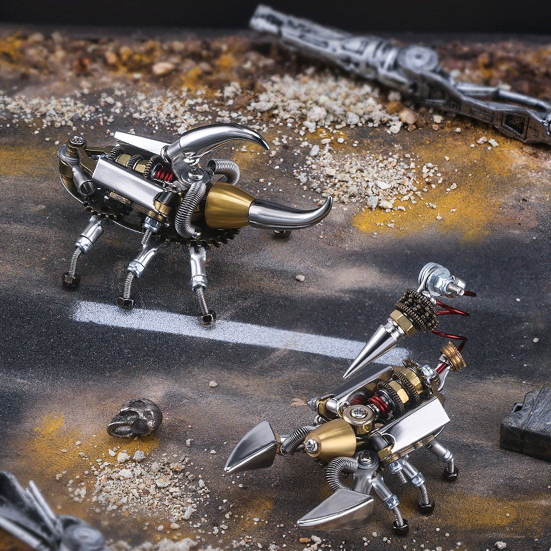 DIY Metal 3D Assembly Armor Scorpion Mecha Puzzle Model Kit
