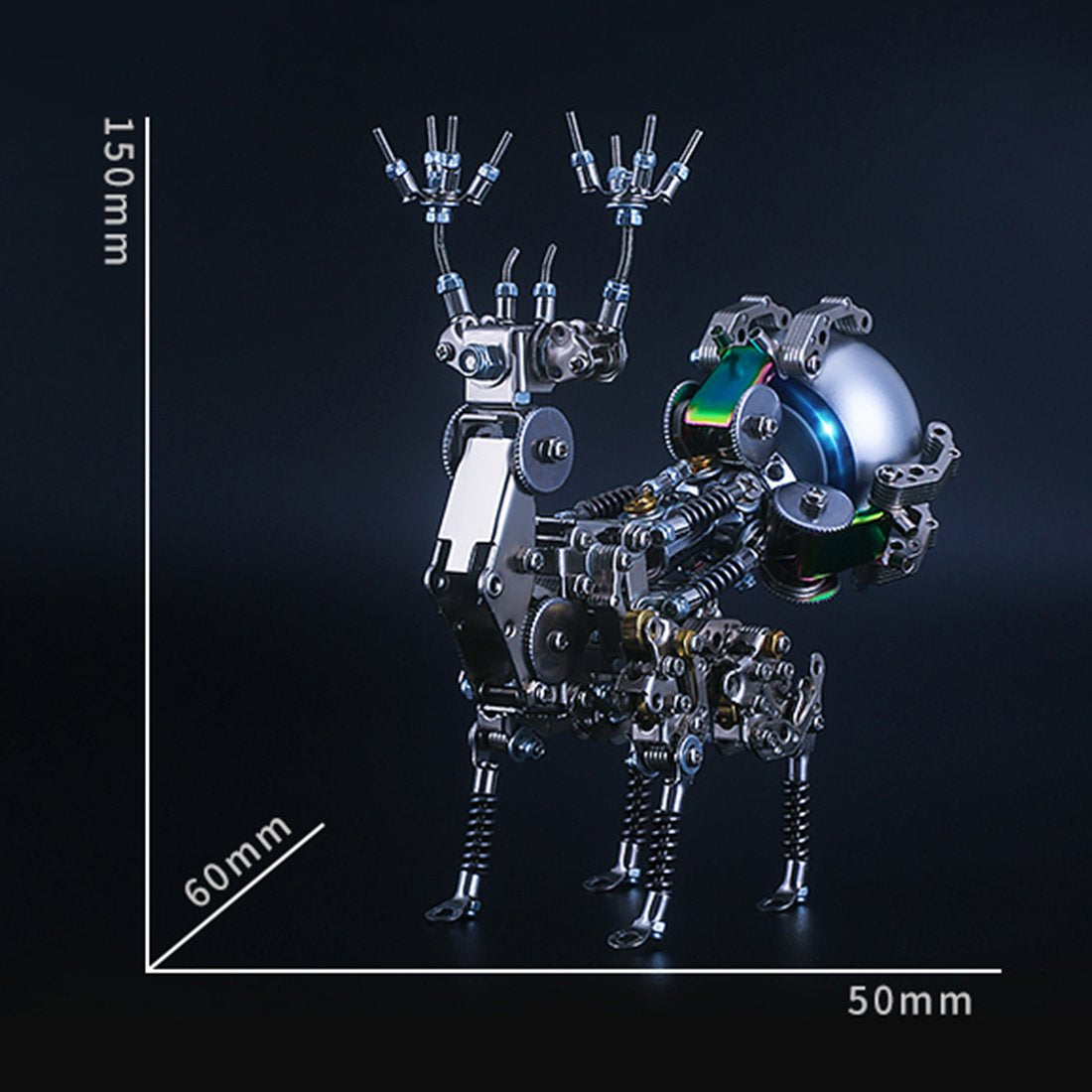 DIY Metal Assembly Speaker 3D Phantom Deer Model Puzzle Kits